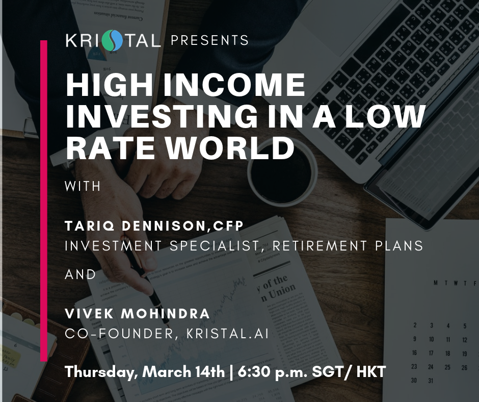 Kristal Webinar March 14th Income investing low rate